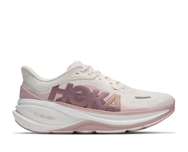 Hoka Women's CLIFTON PRO GLM Alabaster/Pink Opal