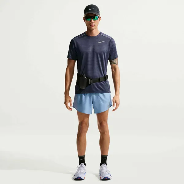 Nike Men's Stride 5" 2n1 Short Work Blue/Reflective Silver
