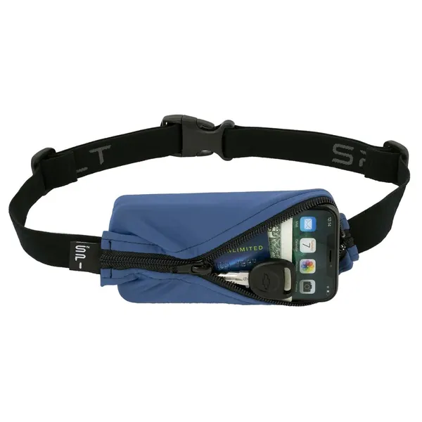 SPIBELT SPIbelt Running Belt Steel Blue | Black Zipper