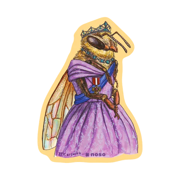 NOSO PATCHES QUEEN BEE by Rachel Kozlowski QUEEN BEE